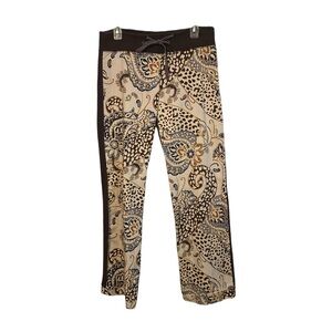 Nilla Shield Boho Bohemian Loungewear Lowrise Comfy Sweat Pants Medium